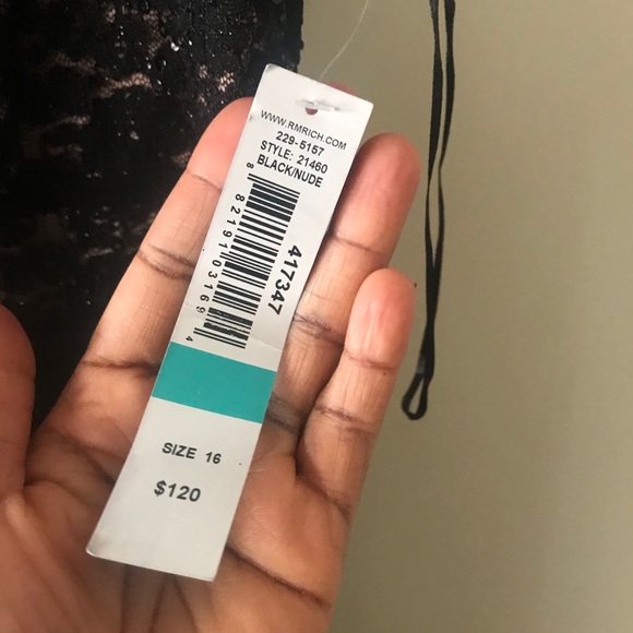 RMrich collection black illusion mesh party - Picture 2 of 2